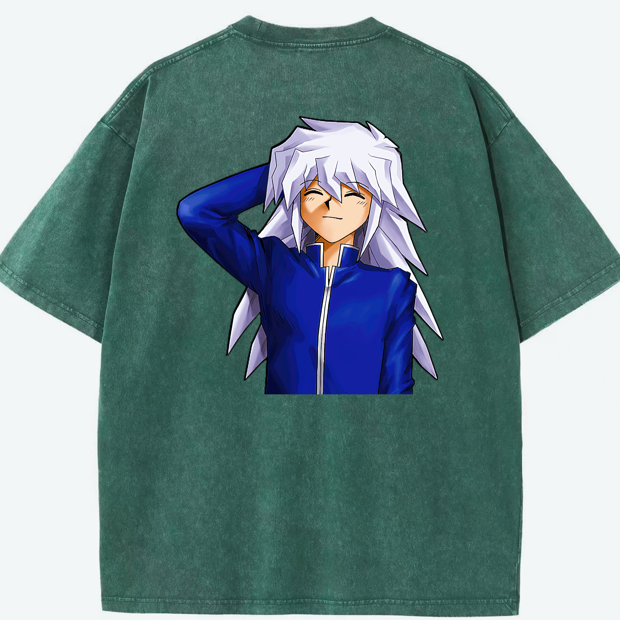 （画像用） 遊☆戯☆王 Yu-Gi-Oh! 綿100% ヴィンテージ風 半袖Tシャツ（背面プリント）